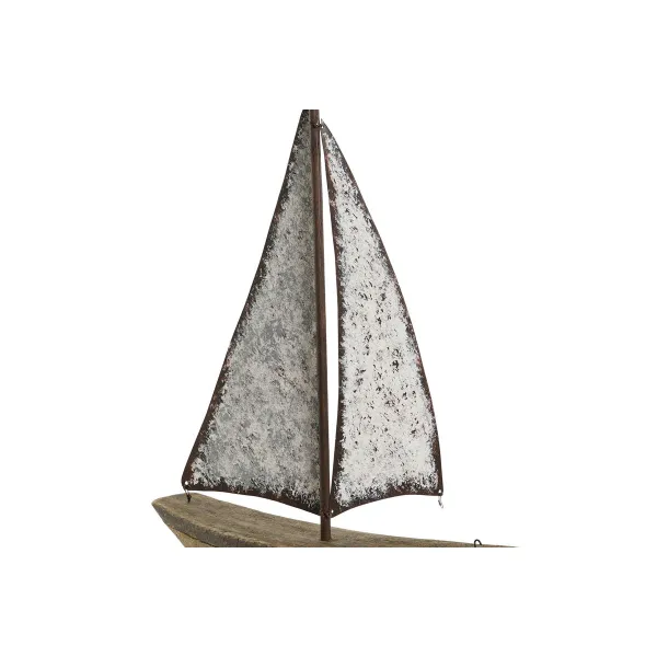 Dekoratyvinė figūrėlė Home ESPRIT Balta Natūralus Žvakių gamintojas Sendinta apdaila 35,3 x 8 x 46,5 cm
