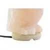 Stalinė lempa DKD Home Decor Rožinė Druska Akacija 15 W 220 V 14 x 14 x 18 cm