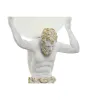 Galda lampa Home ESPRIT Balts Bronza Sveķi Plastmasa 220 V 18 x 17 x 44 cm