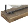 Vāze DKD Home Decor Melns Dabisks Metāls Stikls Paulovnijas koks 49 x 11 x 27 cm (3 Daudzums)