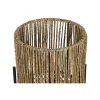 Sodinamųjų komplektas Home ESPRIT Juoda Metalinis Pluošta 23 x 23 x 76,5 cm