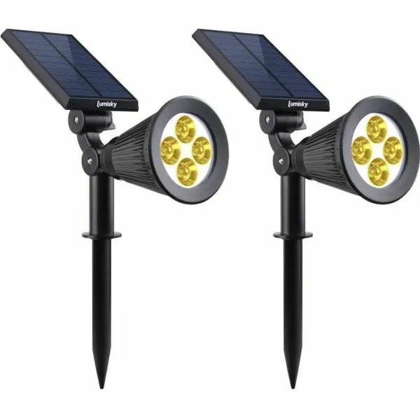 Lamppu Lumi Garden Musta 5 V 250 Lm (2 osaa)