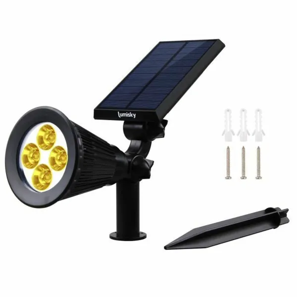 Lamppu Lumi Garden Musta 5 V 250 Lm (2 osaa)
