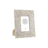Nuotraukų rėmelis DKD Home Decor Balta Natūralus Stiklas Mango mediena Indas 20 x 1,3 x 25 cm