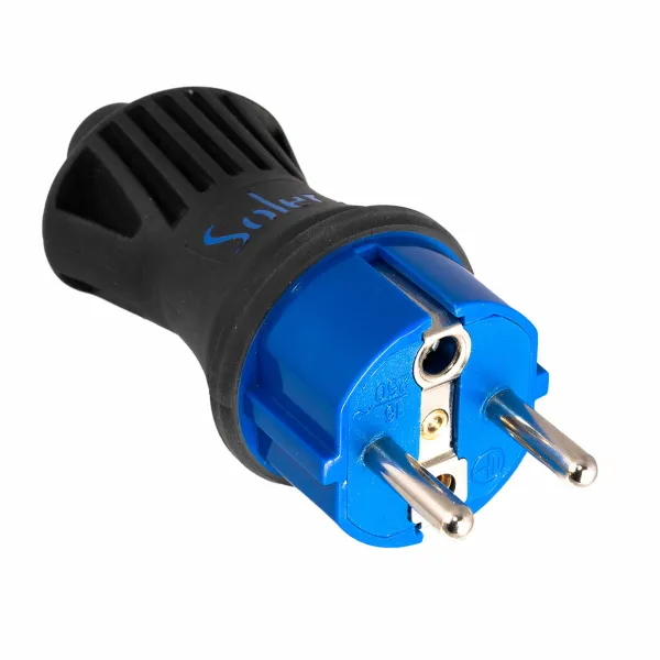 Pin plug Solera 5706ck Blue Black 250 V 16 A Bipolar