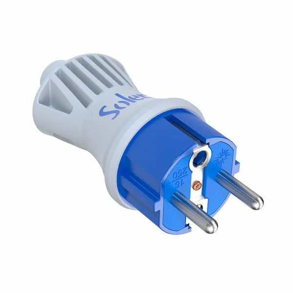 Pin-pistoke Solera 5706ckb Sininen Valkoinen 250 V 16 A Kaksinapainen