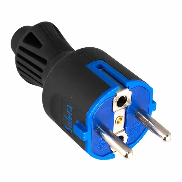 Pin plug Solera 706ck Blue Black 250 V 16 A