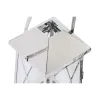Фонарь Home ESPRIT Sudrabains Stikls Tērauds Hromēts 20 x 20 x 48 cm (3 Daudzums)