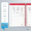 Pusheen - Calendar / Weekly Planner 2023/2024 from the Purrfect Love collection (14.8 x 21 cm)