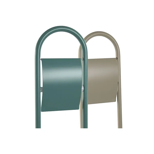 Tualetinio popieriaus laikiklis Home ESPRIT Balta Turkis Metalinis 30 x 16 x 78,5 cm (2 vnt.)