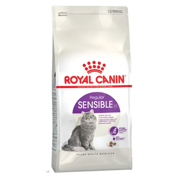 Корм для котов Royal Canin Sensible 33 Для взрослых Курица рис птицы 4 кг