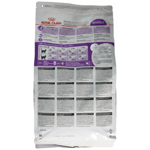 Kaķu barība Royal Canin Sensible 33 Pieaugušais Cālis Rīsi Putni 4 Kg