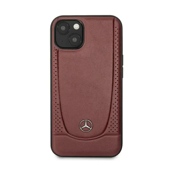 Mercedes Leather Urban Line - Case for iPhone 15 (red)