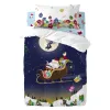 Pohja-arkki HappyFriday XMAS Sininen Monivärinen 60 x 120 x 14 cm