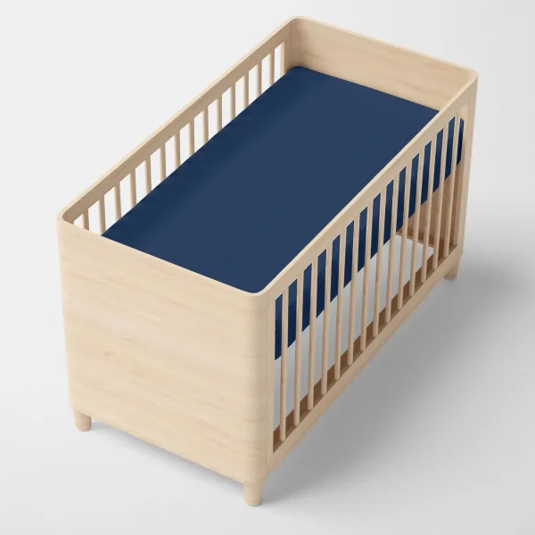 Paklodė HappyFriday BASIC KIDS Tamsiai mėlyna 60 x 120 x 14 cm
