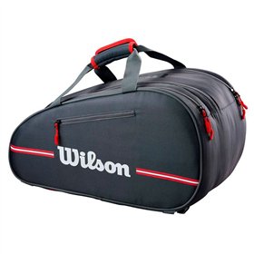 Raketų krepšys Wilson Team Juoda