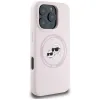 Karl Lagerfeld Silicone Double Heads And Circle MagSafe - Case for iPhone 16 Pro (pink)
