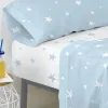 Подогнанный лист HappyFriday BASIC KIDS Синий 90 x 200 x 32 cm