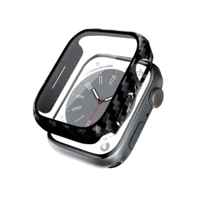 Crong Hybrid Watch Case - Case with glass Apple Watch 41mm (Carbon)