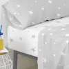 Fitted sheet HappyFriday BASIC KIDS Grey 90 x 200 x 32 cm