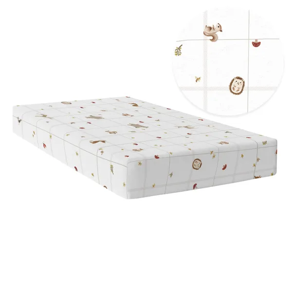 Подогнанный лист HappyFriday Woods animals Разноцветный 90 x 200 x 32 cm