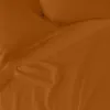 Fitted sheet HappyFriday BASIC Terracotta 105 x 200 x 32 cm