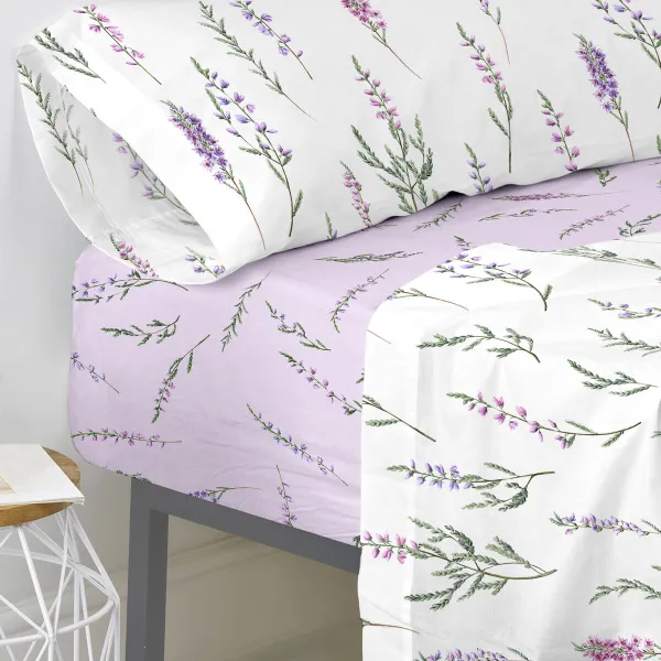 Paklodė HappyFriday Lavanda Spalvotas 90 x 200 x 32 cm