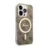 Guess 4G MagSafe - Case for iPhone 14 Pro Max (Brown)