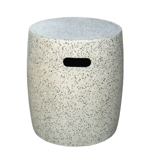 taburete Terrazzo Melns 40 x 40 x 45 cm