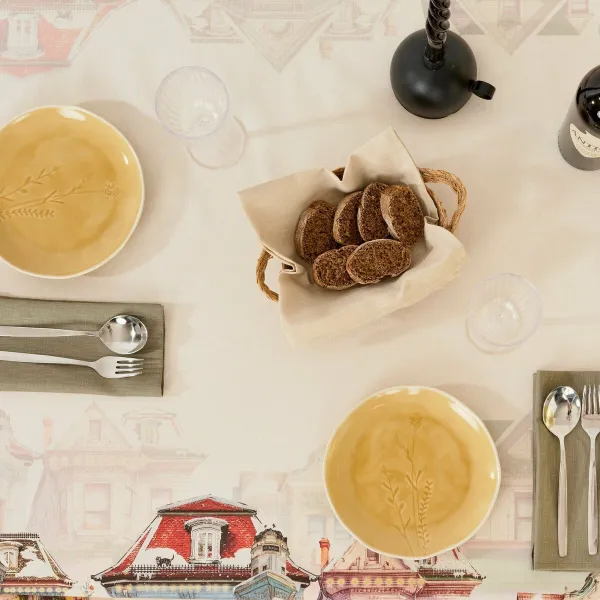 Tahroja estävä pöytäliina Belum Christmas City Monivärinen 300 x 155 cm