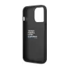 BMW Leather Carbon Blue Line - Case for iPhone 13 Pro (Black)
