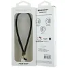 Hello Kitty Nylon Cord Kitty Head - Phone Charm (Black)