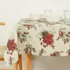 Traipiem izturīgs sveķu galdauts Belum Christmas Sarkans Zaļš Lins 200 x 150 cm