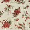 Traipiem izturīgs sveķu galdauts Belum Christmas Sarkans Zaļš Lins 200 x 150 cm