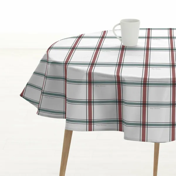 Pöytäliina Belum Elegant Christmas Valkoinen Monivärinen Ø 100 cm
