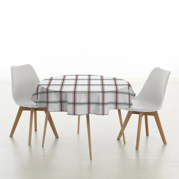Pöytäliina Belum Elegant Christmas Valkoinen Monivärinen Ø 100 cm