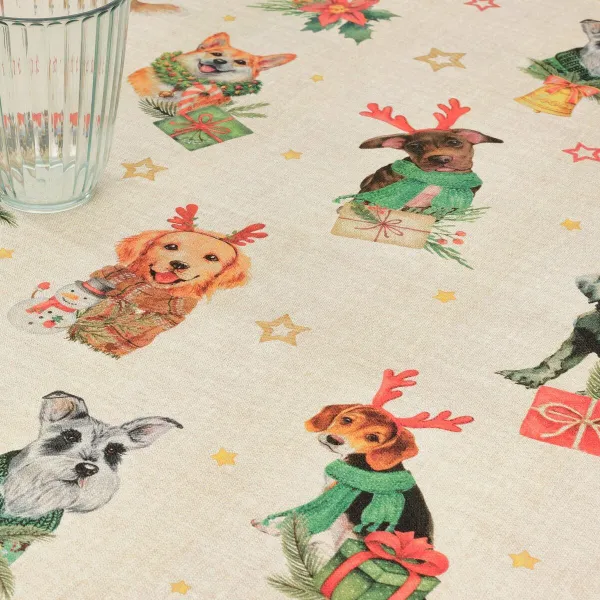 Traipiem izturīgs sveķu galdauts Belum Christmas Daudzkrāsains 200 x 150 cm