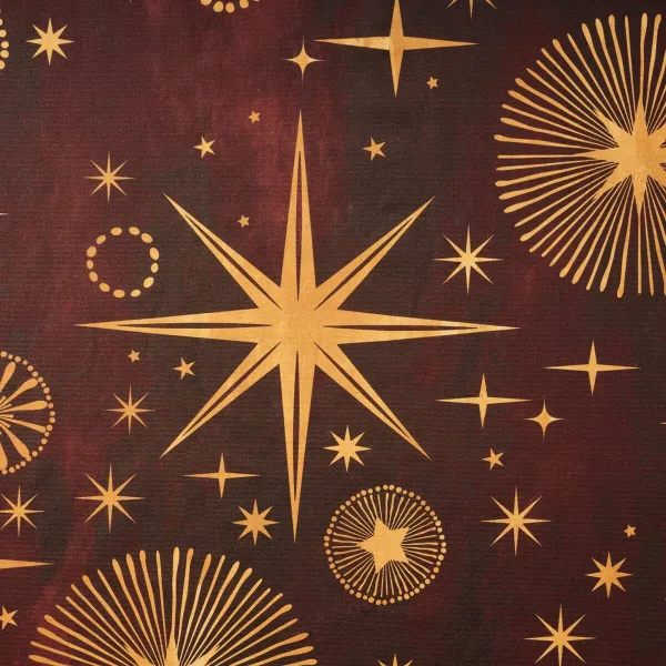 Dėmėms atspari derva dengta staltiesė Belum Christmas Raudona Auksinis 200 x 150 cm