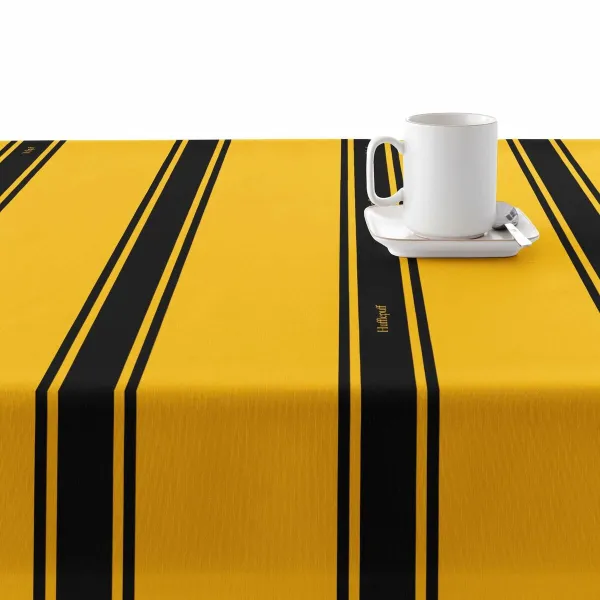 Dėmėms atspari derva dengta staltiesė Harry Potter Hufflepuff Spalvotas 150 x 150 cm
