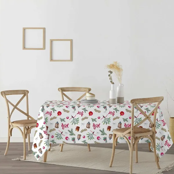 Traipiem izturīgs sveķu galdauts Belum Merry Christmas Daudzkrāsains 300 x 150 cm