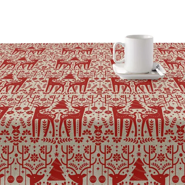 Stain-proof resined tablecloth Belum Merry Christmas Multicolour 300 x 150 cm