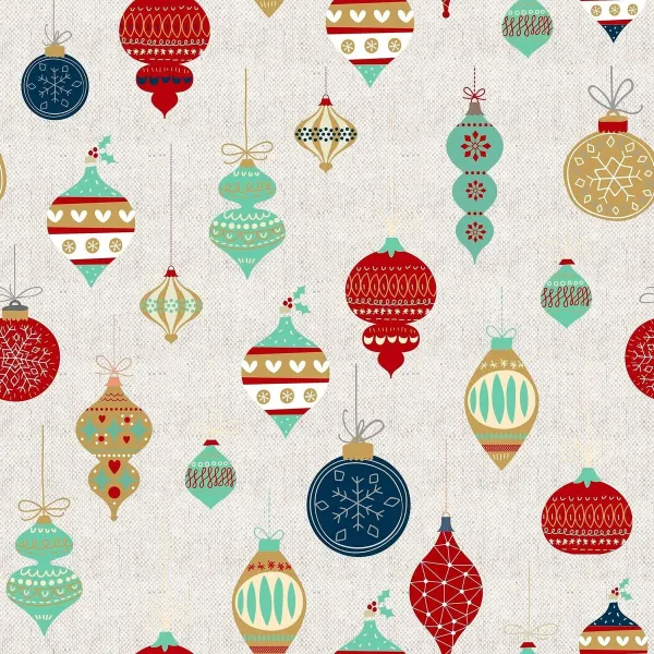 Traipiem izturīgs sveķu galdauts Belum Merry Christmas Daudzkrāsains 150 x 150 cm