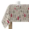 Dėmėms atspari derva dengta staltiesė Belum Merry Christmas Spalvotas 200 x 150 cm