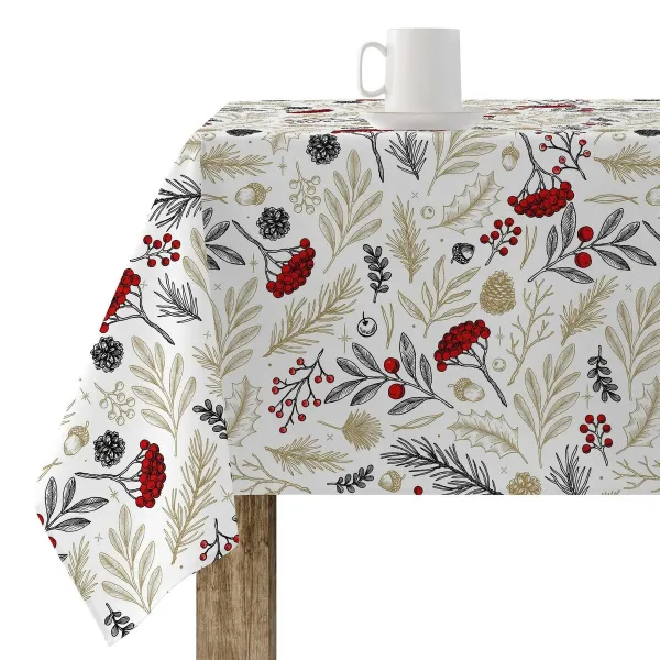 Dėmėms atspari derva dengta staltiesė Belum Merry Christmas Spalvotas 150 x 150 cm