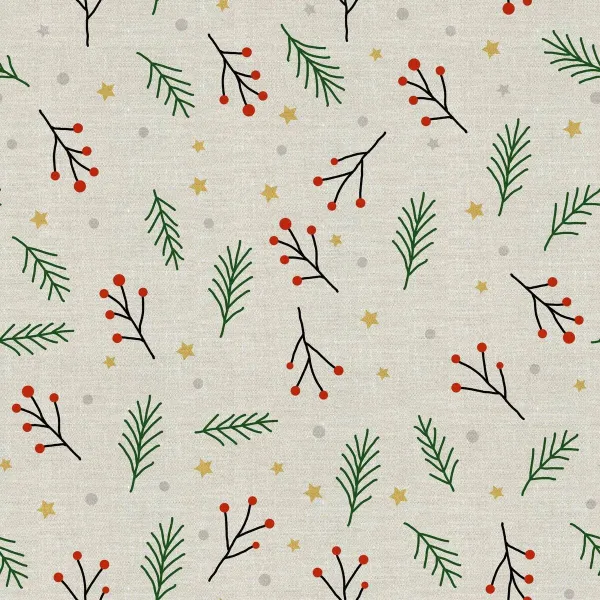 Traipiem izturīgs sveķu galdauts Belum Merry Christmas Daudzkrāsains 100 x 150 cm