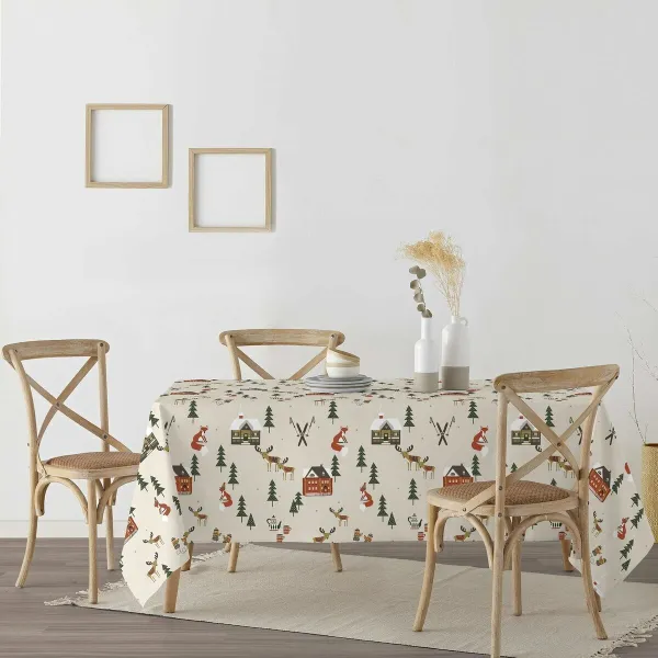 Hartsia hylkivä pöytäliina Belum Merry Christmas Monivärinen 100 x 150 cm