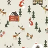 Dėmėms atspari derva dengta staltiesė Belum Merry Christmas Spalvotas 200 x 150 cm