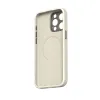 Moshi Napa MagSafe - Leather case for iPhone 15 Pro Max (Eggnog White)