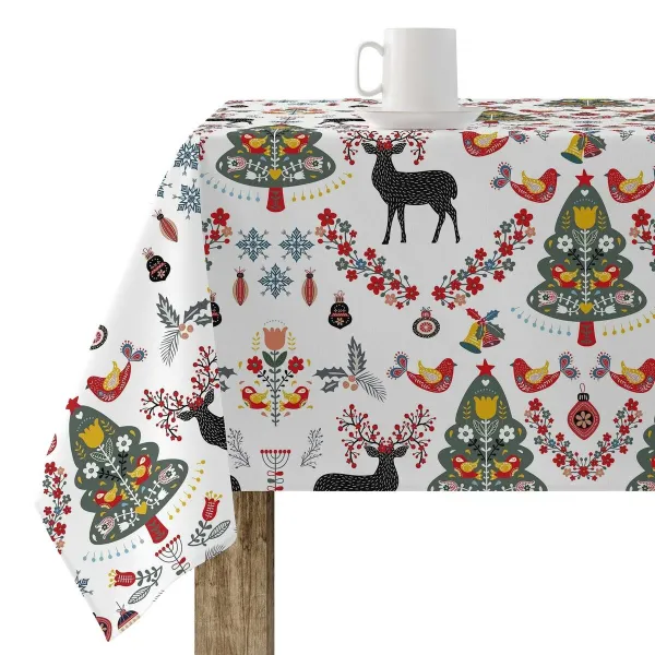 Dėmėms atspari derva dengta staltiesė Belum Merry Christmas Spalvotas 200 x 150 cm