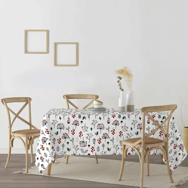 Dėmėms atspari derva dengta staltiesė Belum Merry Christmas Spalvotas 100 x 150 cm